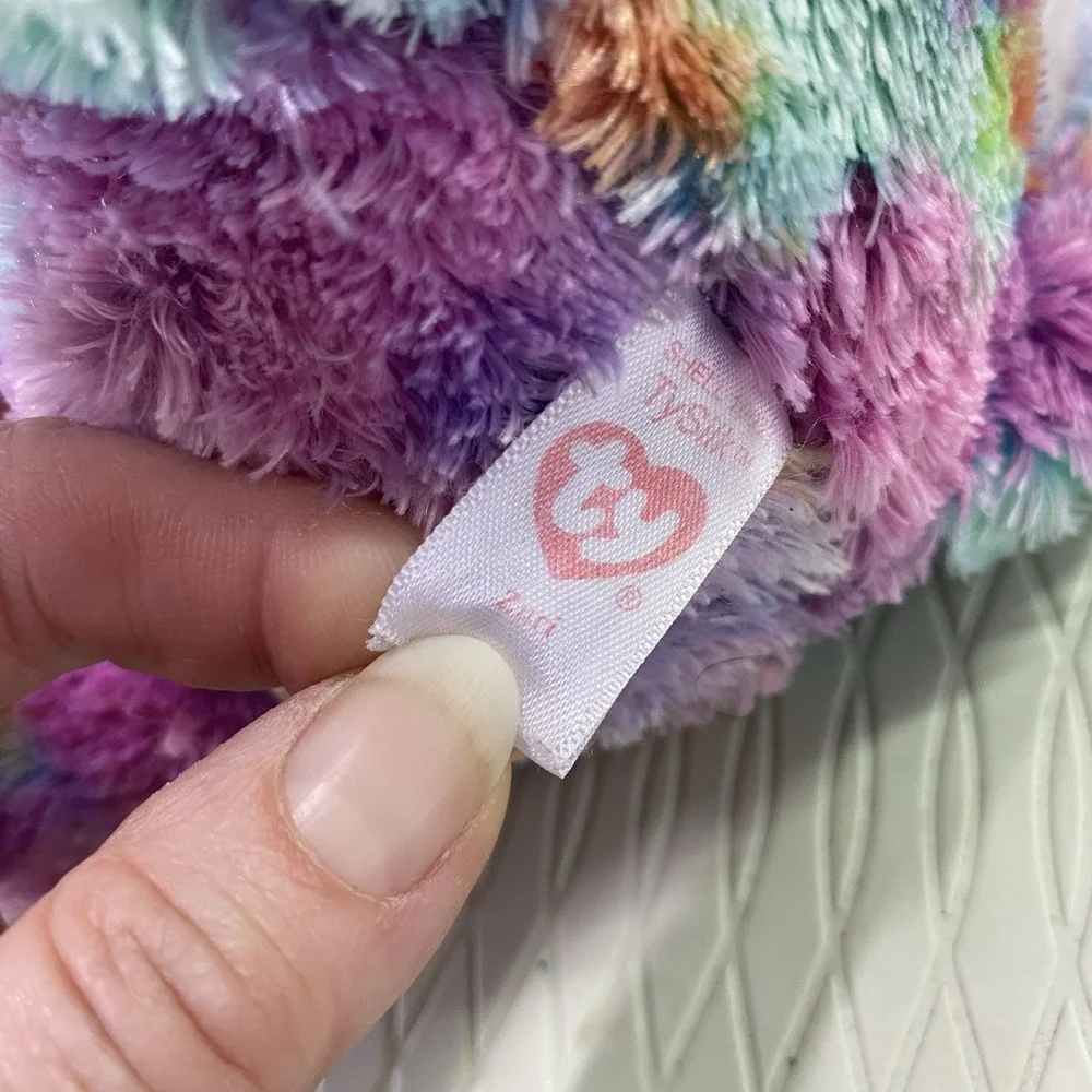 2018‎ Ty ZURI Pastel Monkey Beanie Plush 9.5